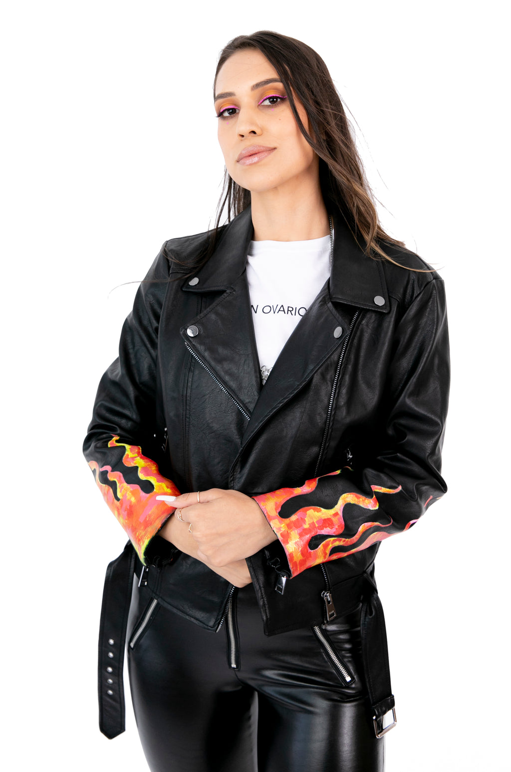 Not Your Girl Vegan Leather Jacket