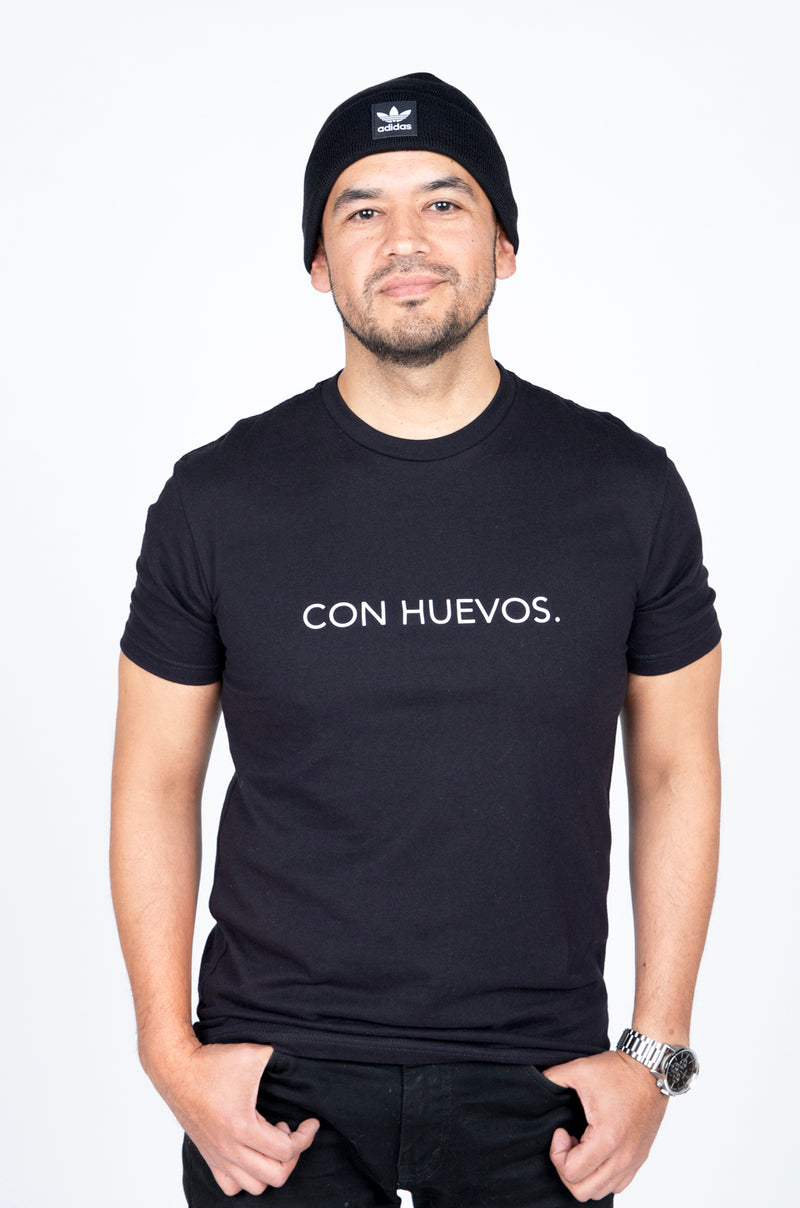 Con Huevos. T-Shirt in Black (Bundle It and Save)