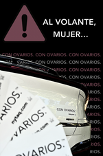 Con Ovarios.™️ Bumper Sticker