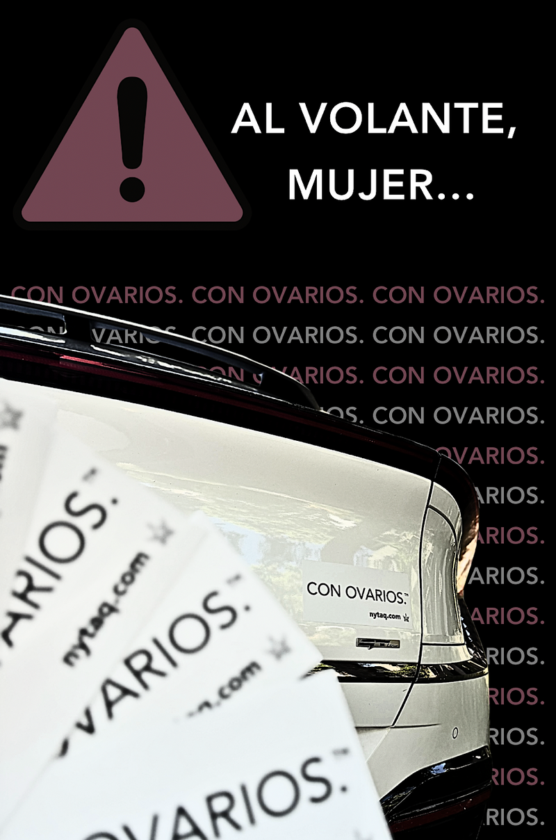 Con Ovarios.™️ Bumper Sticker