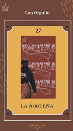 Norteña Embroidered Heavyweight Cropped Hoodie