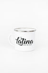 I Am Latina Hear Me Roar Enamel Mug