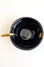 black gold latino latina statement coffee mug