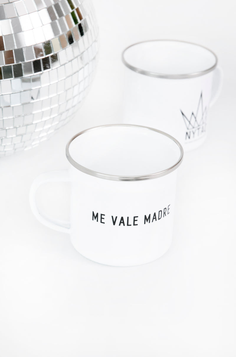 Me Vale Madre Enamel Mug (Bundle It and Save)