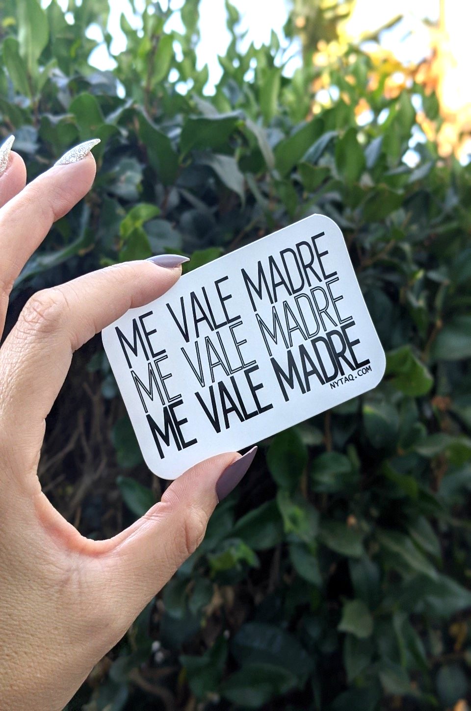 Me Vale Madre  Waterproof Sticker